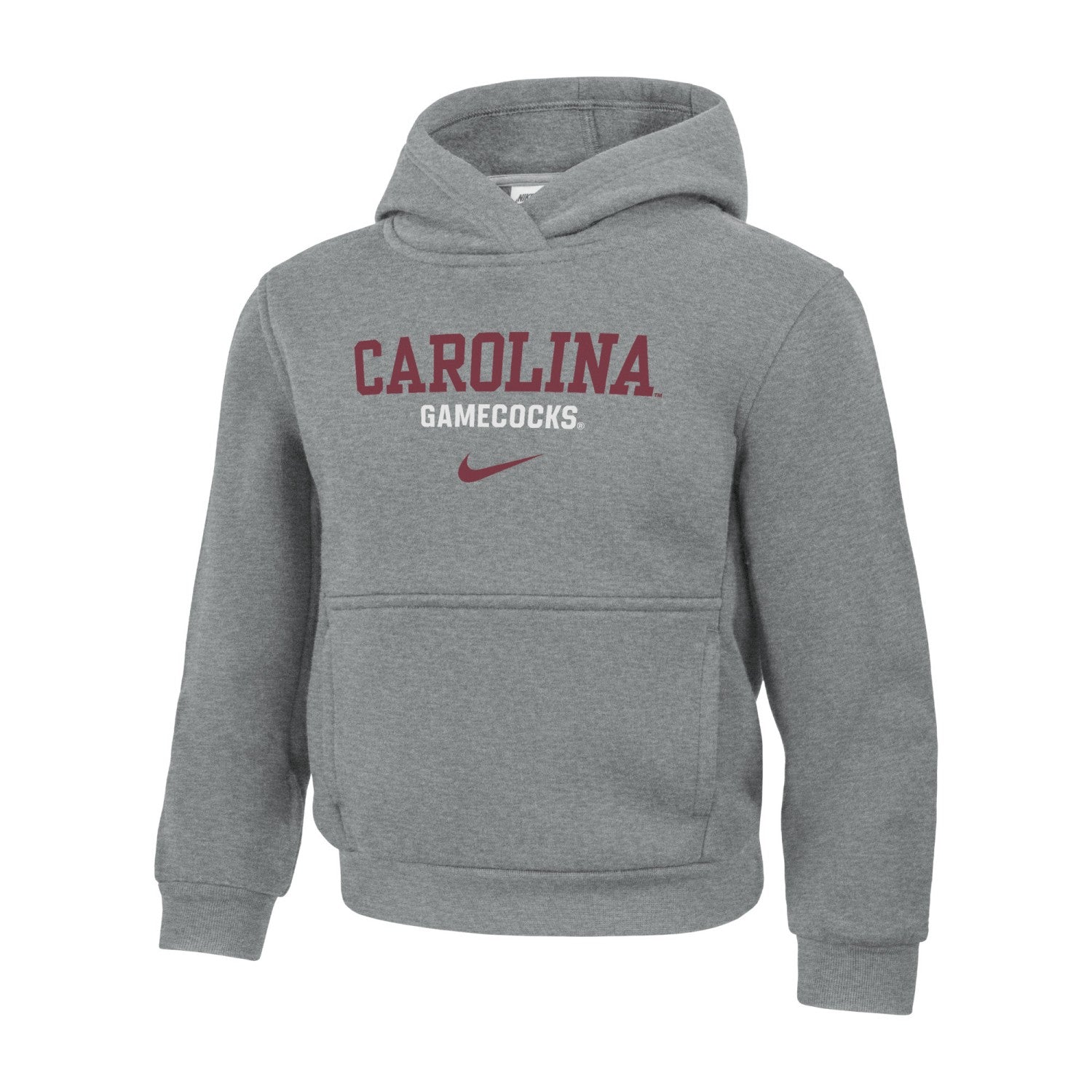 SOUTH CAROLINA GAMECOCKS GRAY CAROLINA PRESCHOOL CLUB FLEECE HOOD