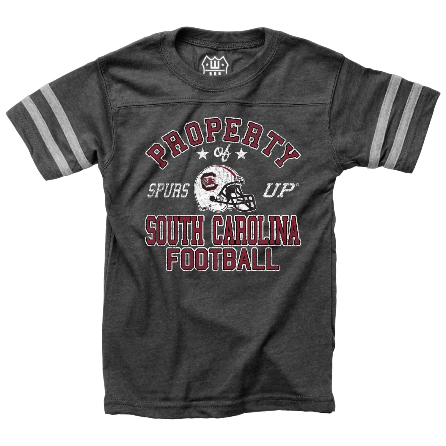BLACK PROPERTY OF SC FOOTBALL YOUTH TEE