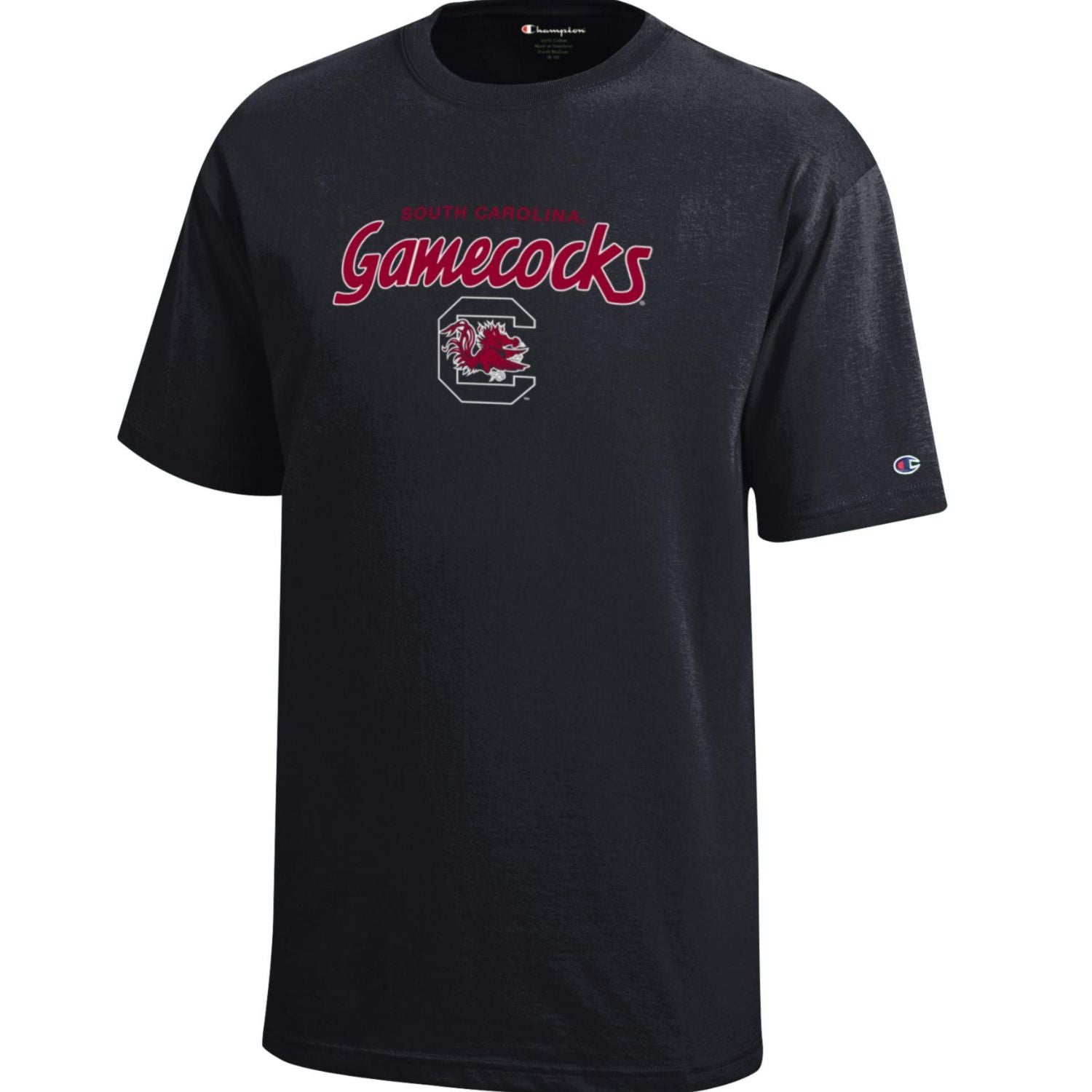 SOUTH CAROLINA GAMEOCKS CHAMPION BLACK YOUTH GAMECOCKS TEE