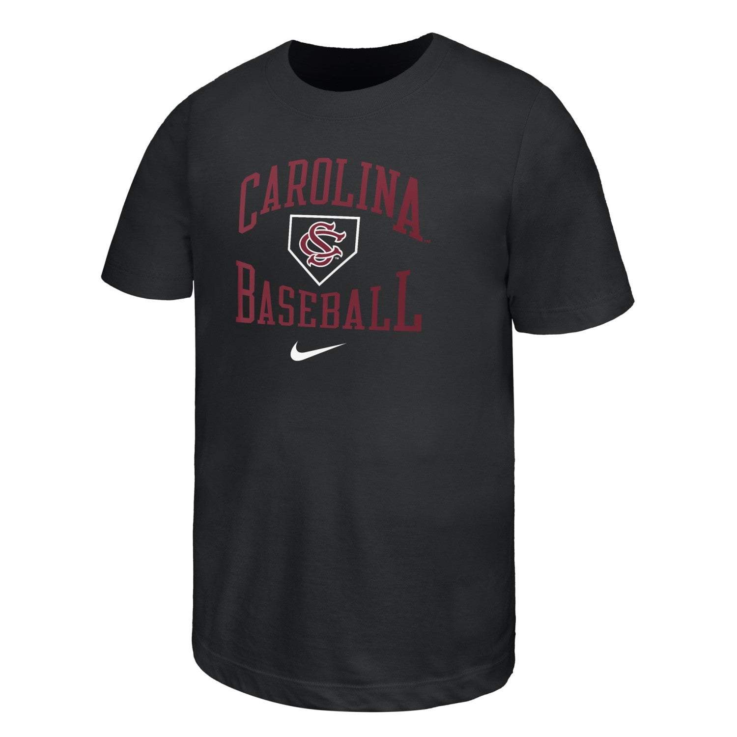 SOUTH CAROLINA GAMECOCKS BLACK NIKE CAROLINA BASEBALL YOUTH TEE