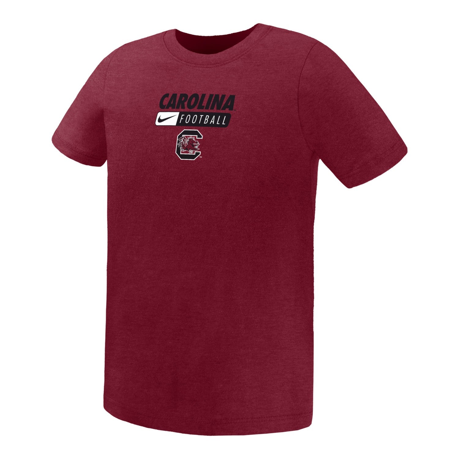 SOUTH CAROLINA GAMECOCKS GARNET CAROLINA FOOTBAL NIKE PRESCHOOL TEE