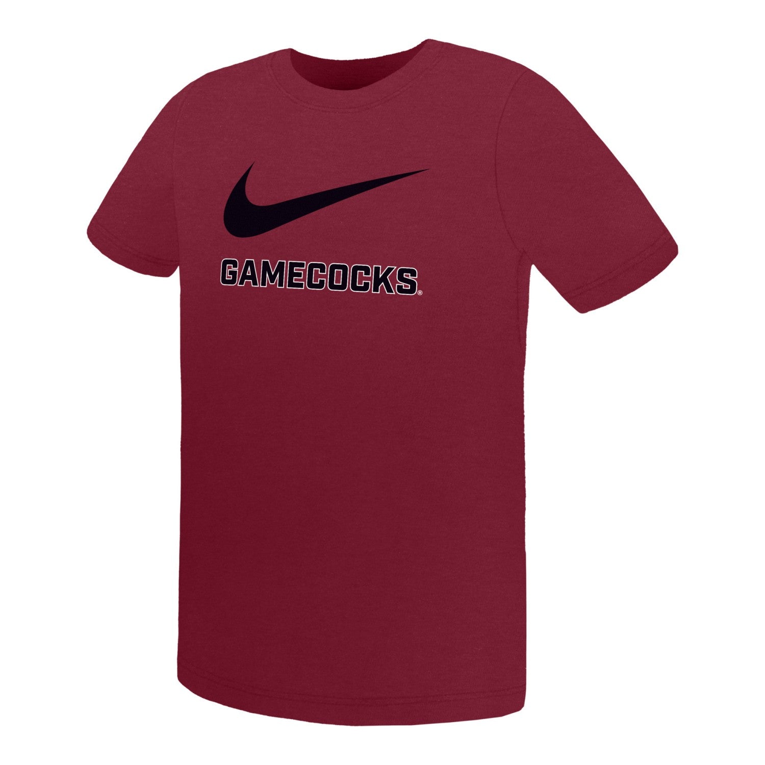 SOUTH CAROLINA GAMECOCKS GARNET NIKE SWOOSH PRESCHOOL CORE COTTON TEE