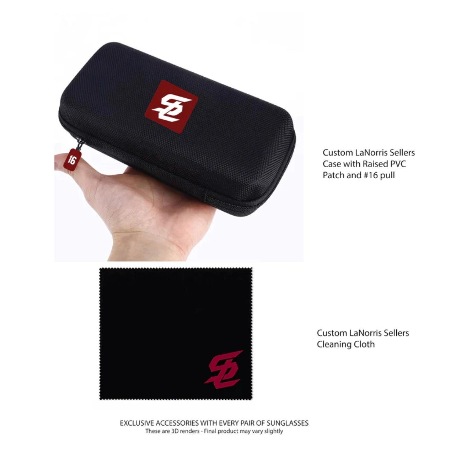 LIMITED EDITION LANORRIS SELLERS&#39; AUTOGRAPH SERIES GLOSS BLACK SUNGLASSES