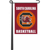 SOUTH CAROLINA 13X18 BASKETBALL GARDEN FLAG