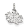10K WHITE GOLD EXTRA SMALL GAMECOCK PENDANT