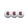 South Carolina Gamecocks Three Golf Ball In Clamshell