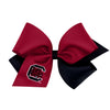 SOUTH CAROLINA GAMECOCKS EMBROIDERED TWO TONE KING BOW