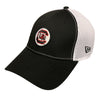 BLACK AND WHITE BLOCK C IN CIRCLE NEO FITTED HAT